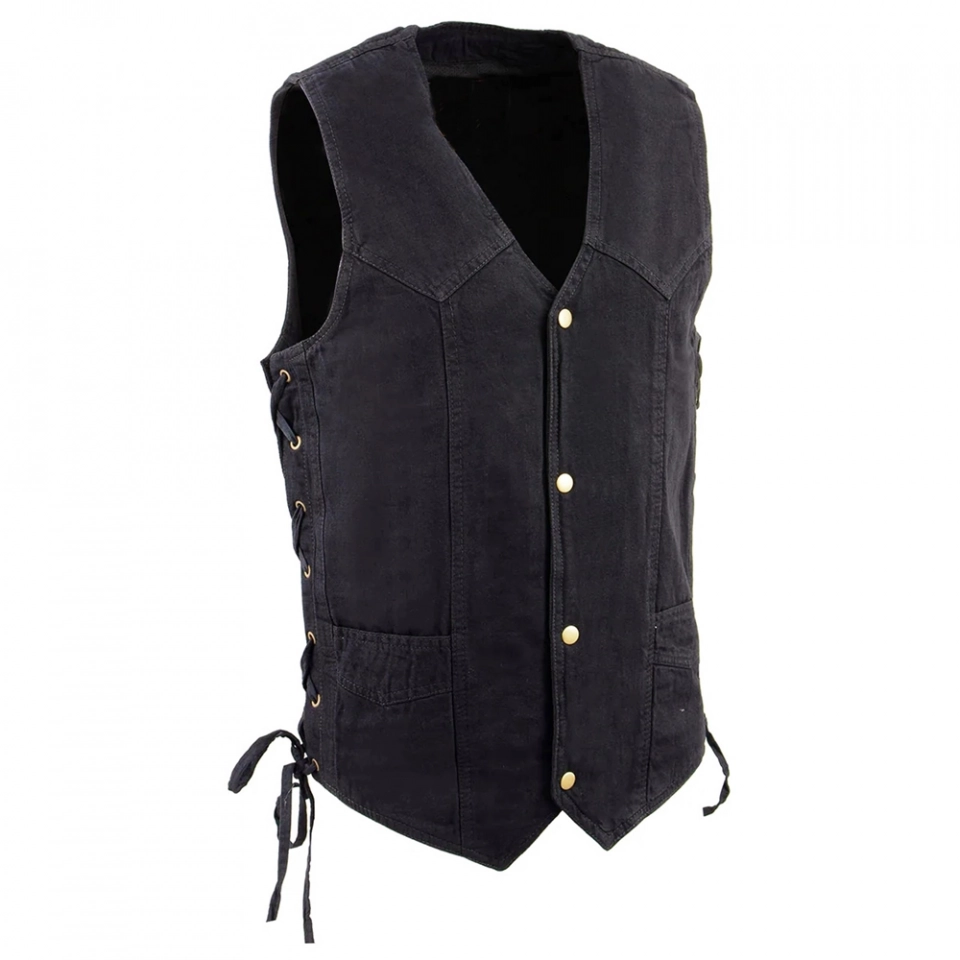 Men's Denim Vest-Casual roping
