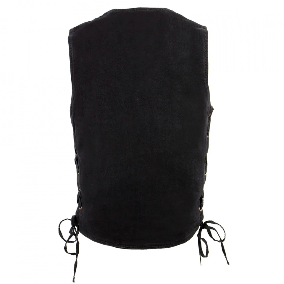 Men's Denim Vest-Casual roping (2)