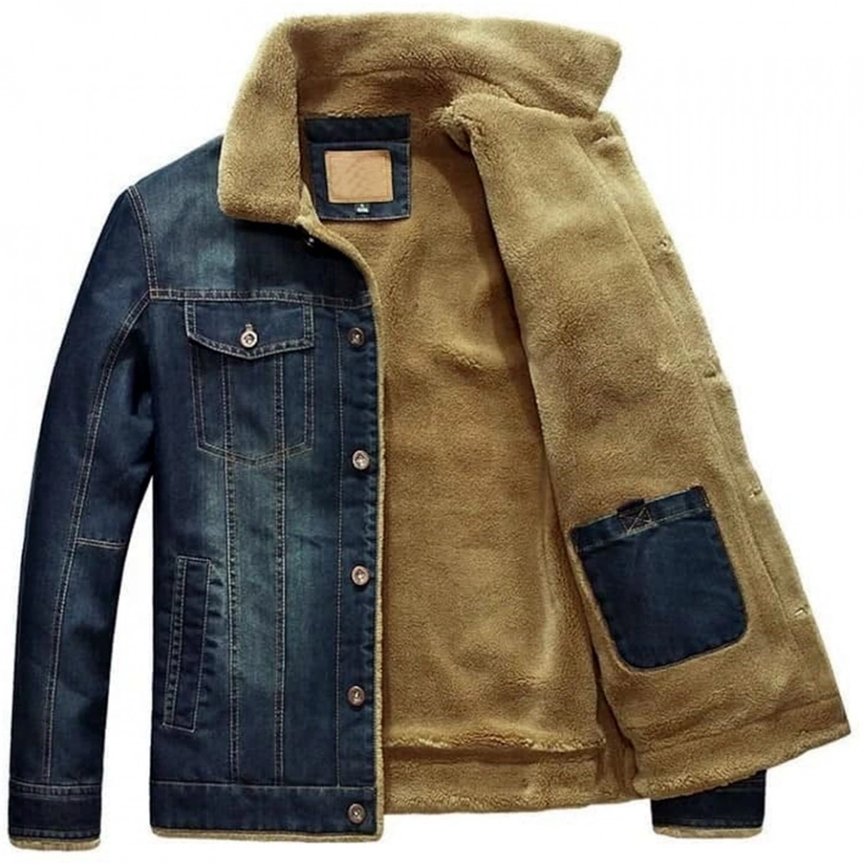 Men's Denim+Lamb wool   Jacket (2)