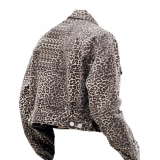 Men's Digital leopard print Jacket-Cotton Twill (2)