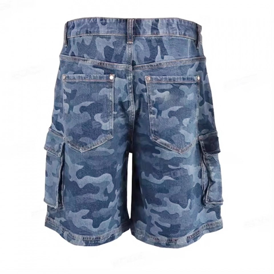 Men's  Digital print camouflage Cargo Short (2)
