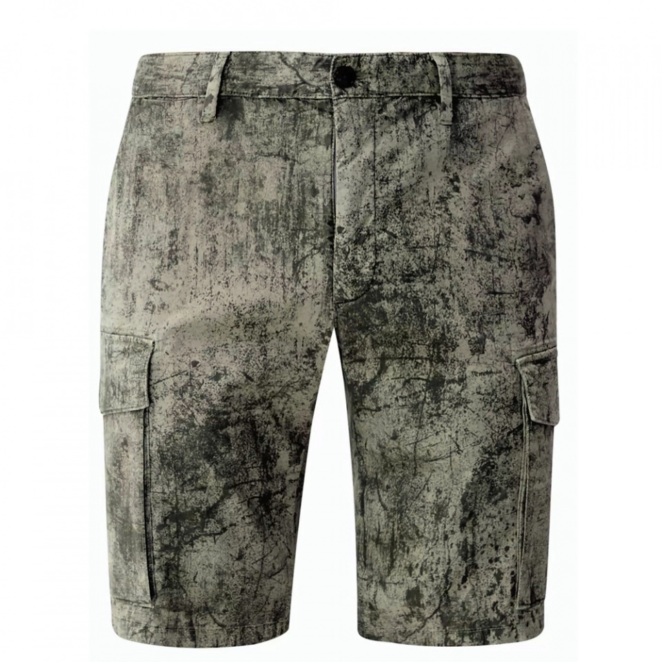 Men's Digital print twill Short