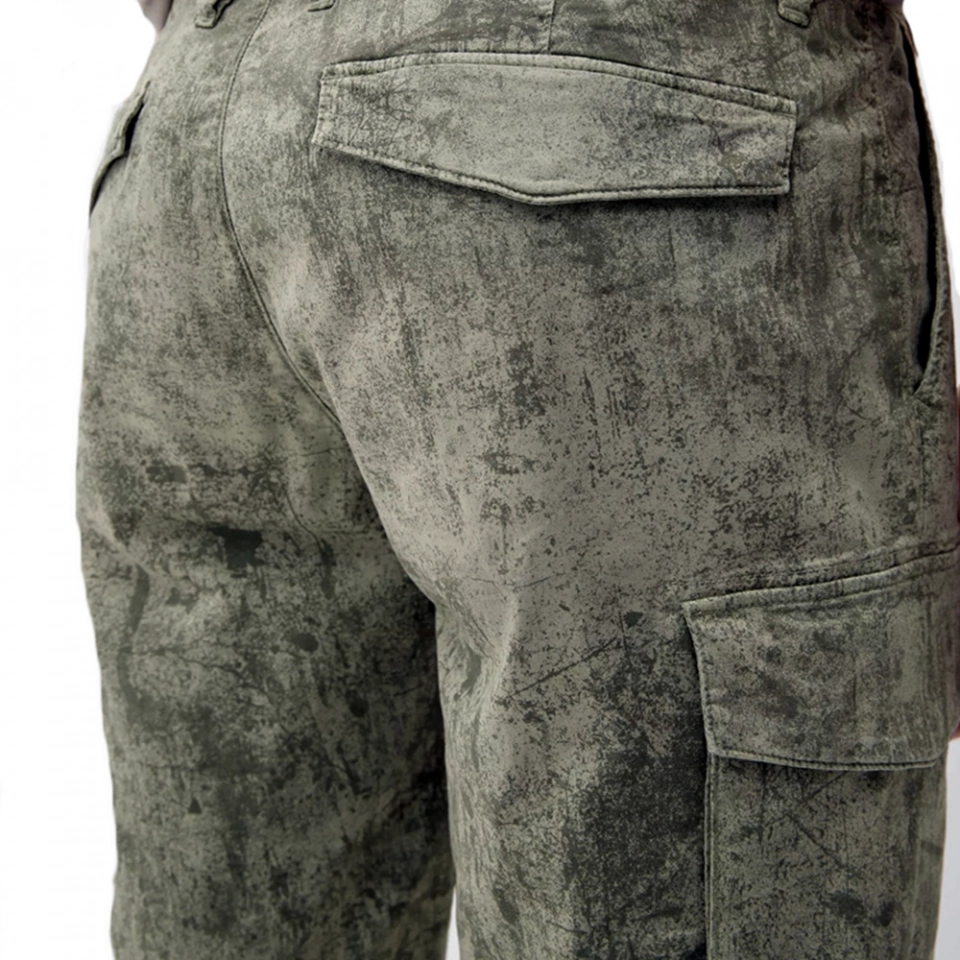 Men's Digital print twill Short (4)