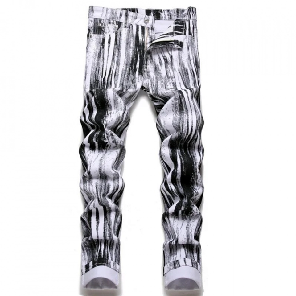 Men's Digital printed twill pants