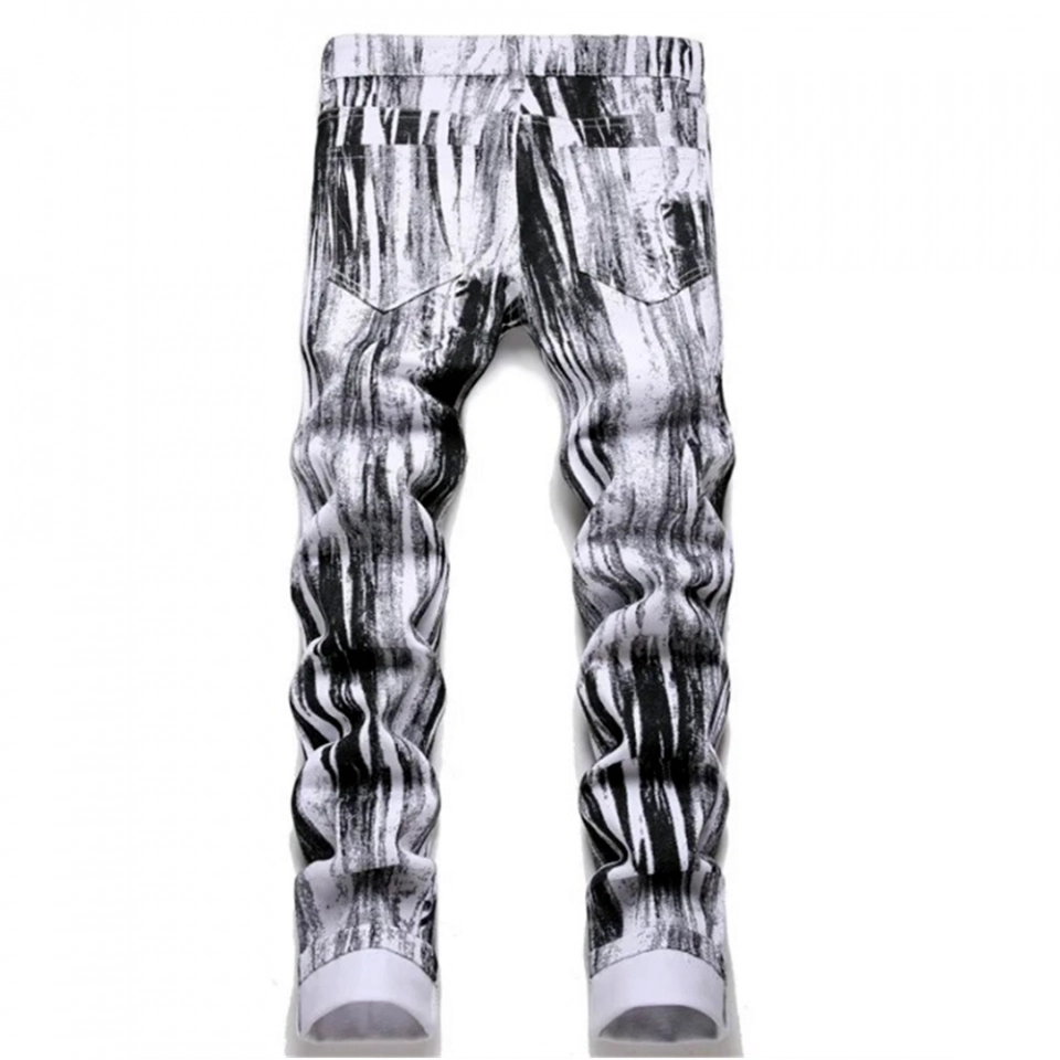 Men's Digital printed twill pants (2)