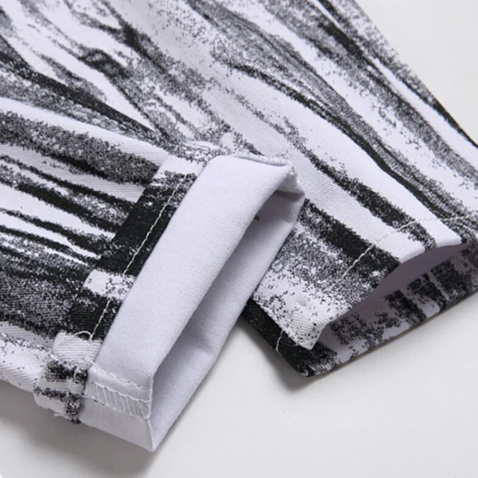 Men's Digital printed twill pants (4)