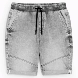 Men's Imitation knit denim shorts