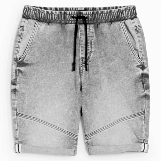 Men's Imitation knit denim shorts