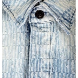 Men's Jacquard denim jacket