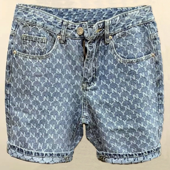 Men's Jacquard denim shorts