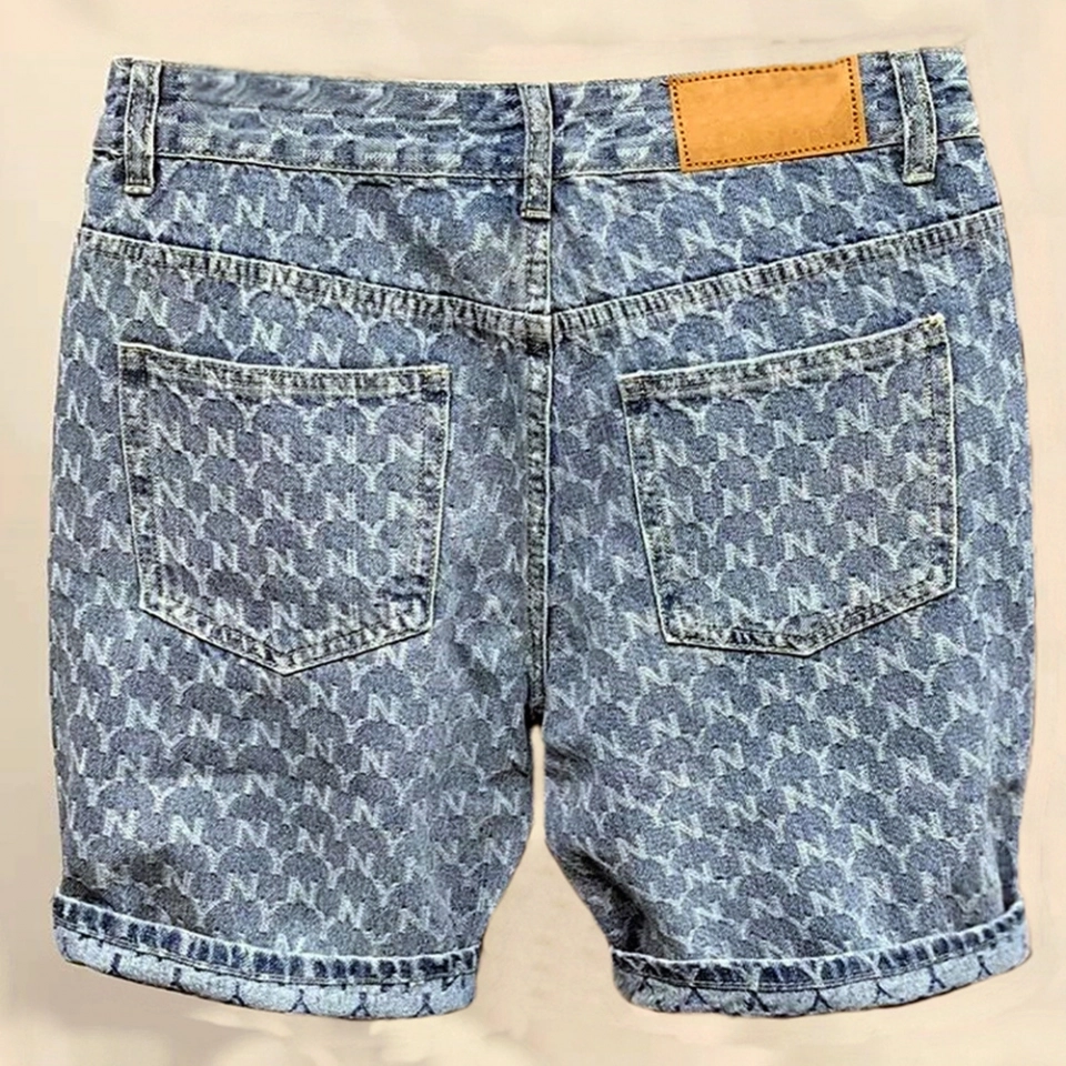 Men's Jacquard denim shorts (2)