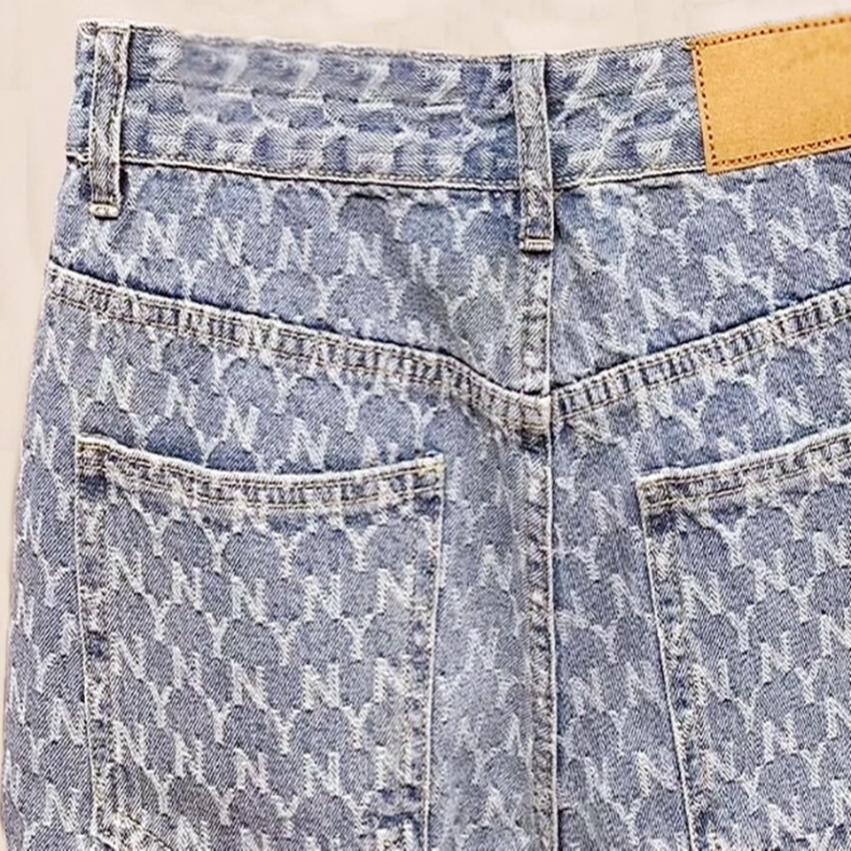 Men's Jacquard denim shorts (3)