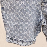 Men's Jacquard denim shorts (4)