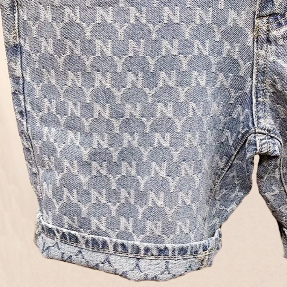 Men's Jacquard denim shorts (4)