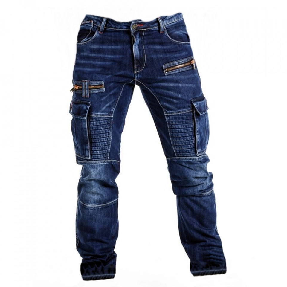 Men's Jeans Denim Cargo Jeans (2)