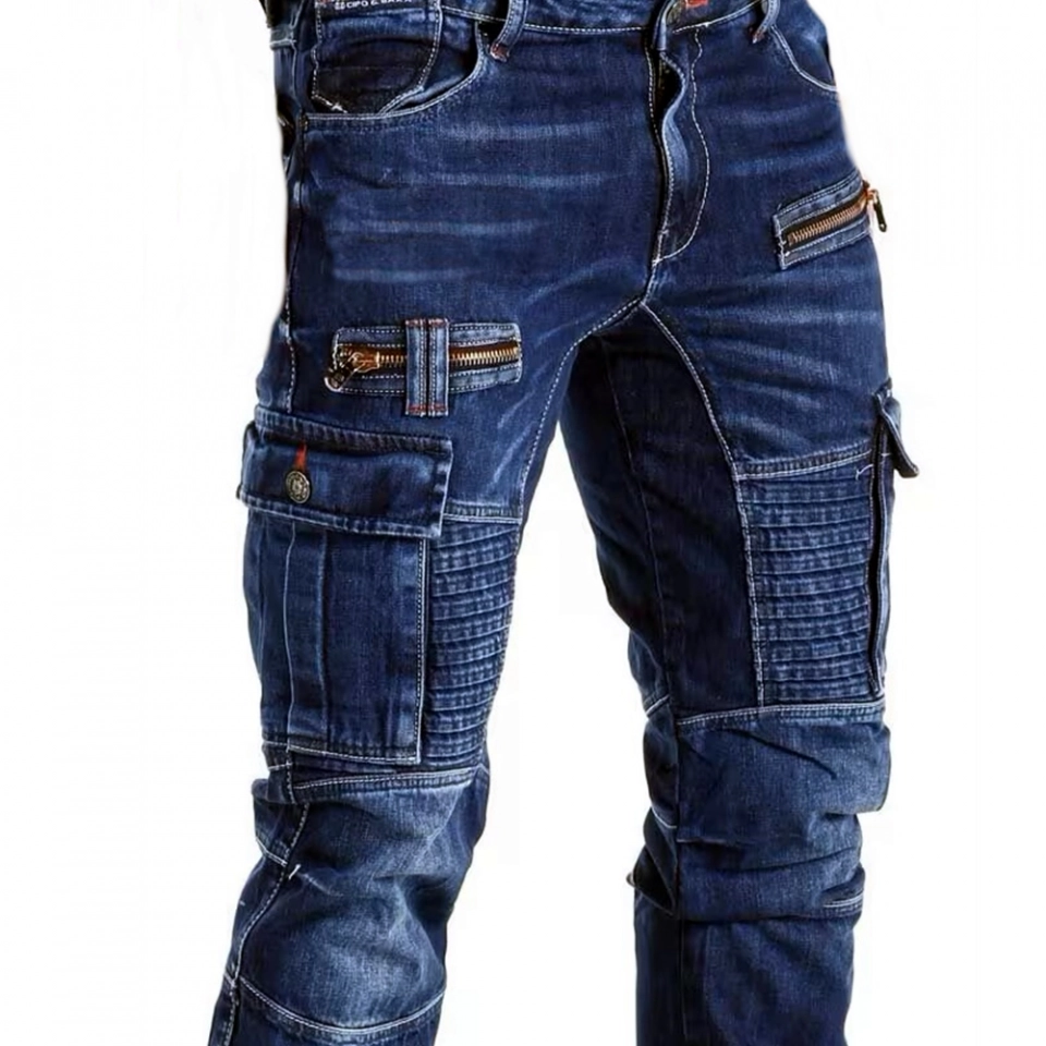 Men's Jeans Denim Cargo Jeans (5)