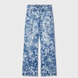 Men's Jeans Digital printing Cotton Twill   Pants
