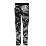 Men's Jeans Digital printing Cotton Twill   Pants (2)