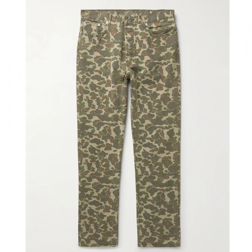 Men's Jeans  Digital printing Twill stretch Pants