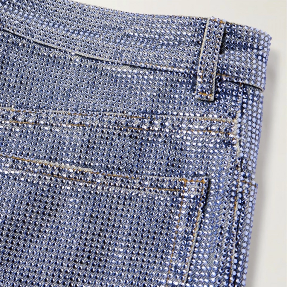 Men's Jeans- Full of rhinestones (4)