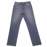 Men's Jeans  Jacquard Denim Jeans