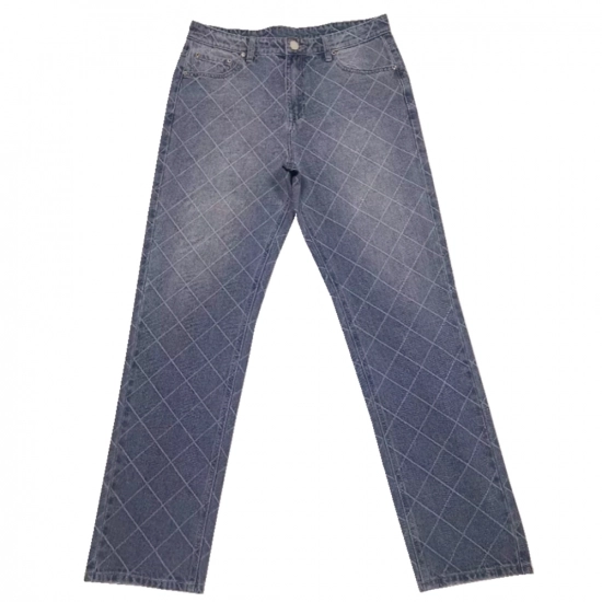 Men's Jeans Jacquard Denim Jeans Men's Jeans Jacquard Denim Jeans