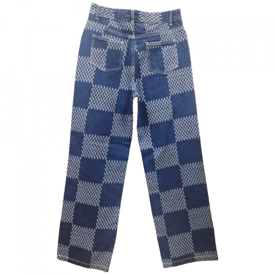 Men's Jeans  Jacquard Denim Jeans (2)