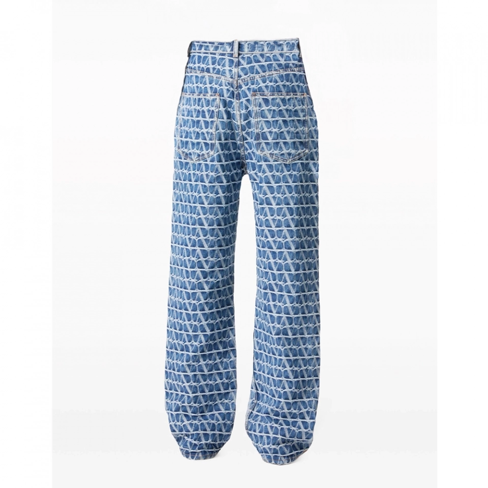 Men's Jeans  Jacquard Denim Jeans (2)