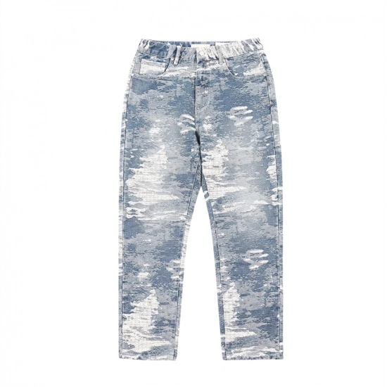 Men's Jeans Jacquard Denim Jeans Men's Jeans Jacquard Denim Jeans