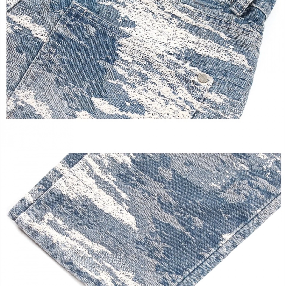 Men's Jeans  Jacquard Denim Jeans (2)