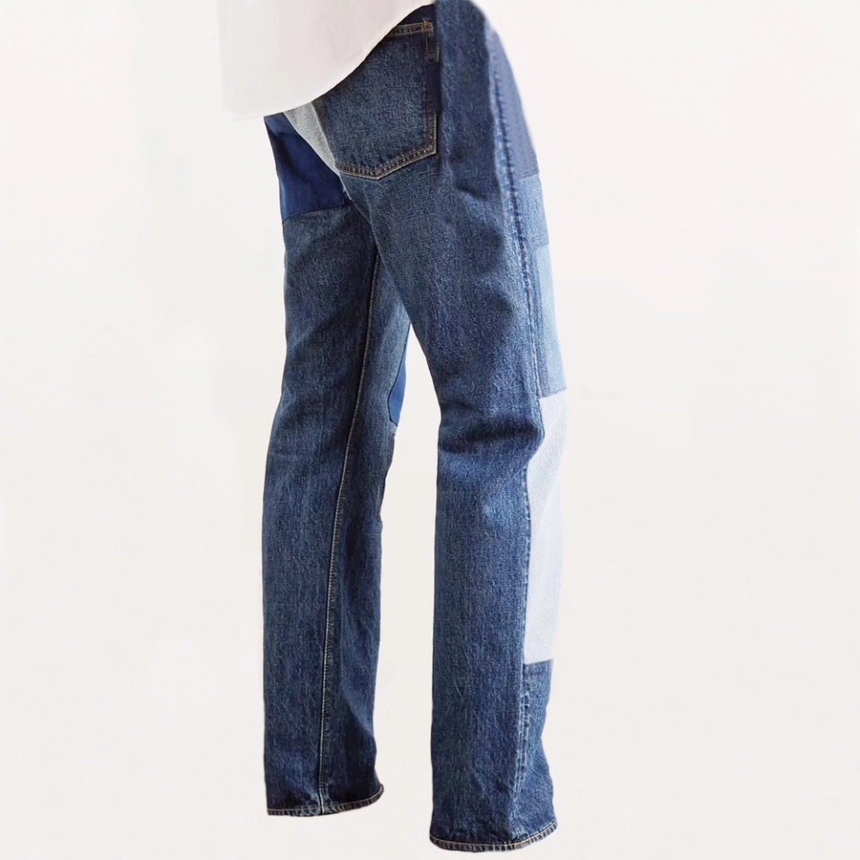 Men's Jeans -Laser engraving (3)