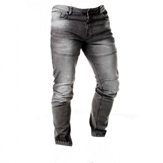 Men's Jeans -Multi-lapel seam stretch denim Men's Jeans -Multi-lapel seam stretch denim