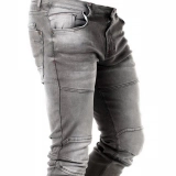Men's Jeans -Multi-lapel seam stretch denim (4)