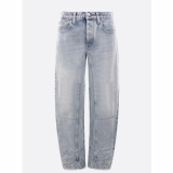 Men's Jeans-Pleats - flaps Long Jeans