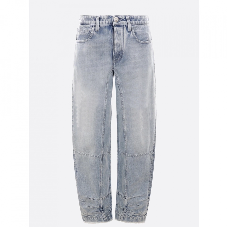 Men's Jeans-Pleats - flaps Long Jeans