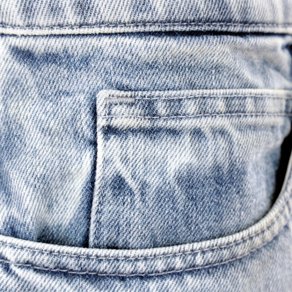 Men's Jeans-Pleats - flaps Long Jeans (3)
