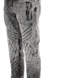 Men's Jeans-Pleats - flaps Long  Pants (3)
