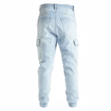 Men's Jeans Stretch Cargo Denim Jeans (2)