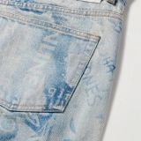 Men's Jeans Tie-dye pickling Jeans (3)