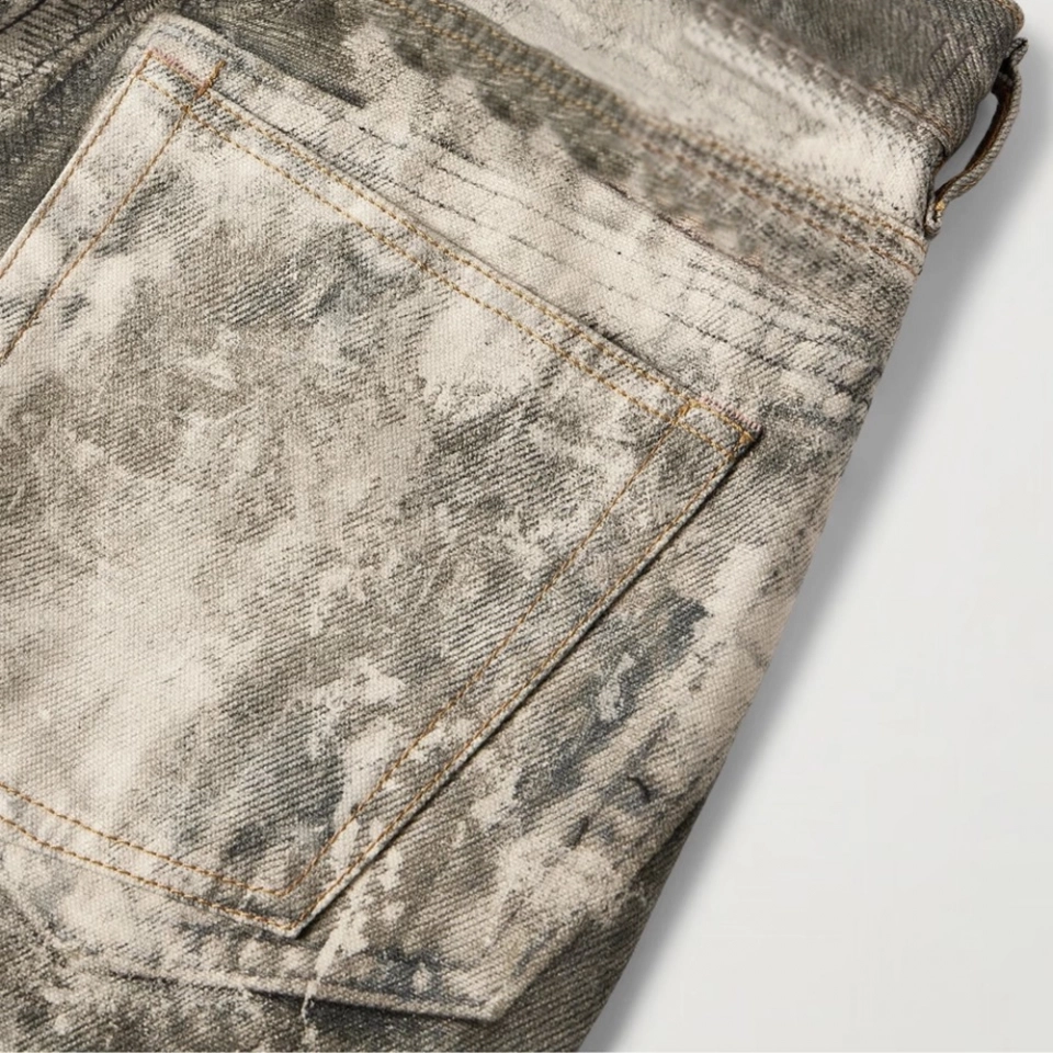Men's Jeans Tie-dye pickling Jeans (3)