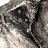 Men's Jeans Tie-dye pickling Jeans (4)