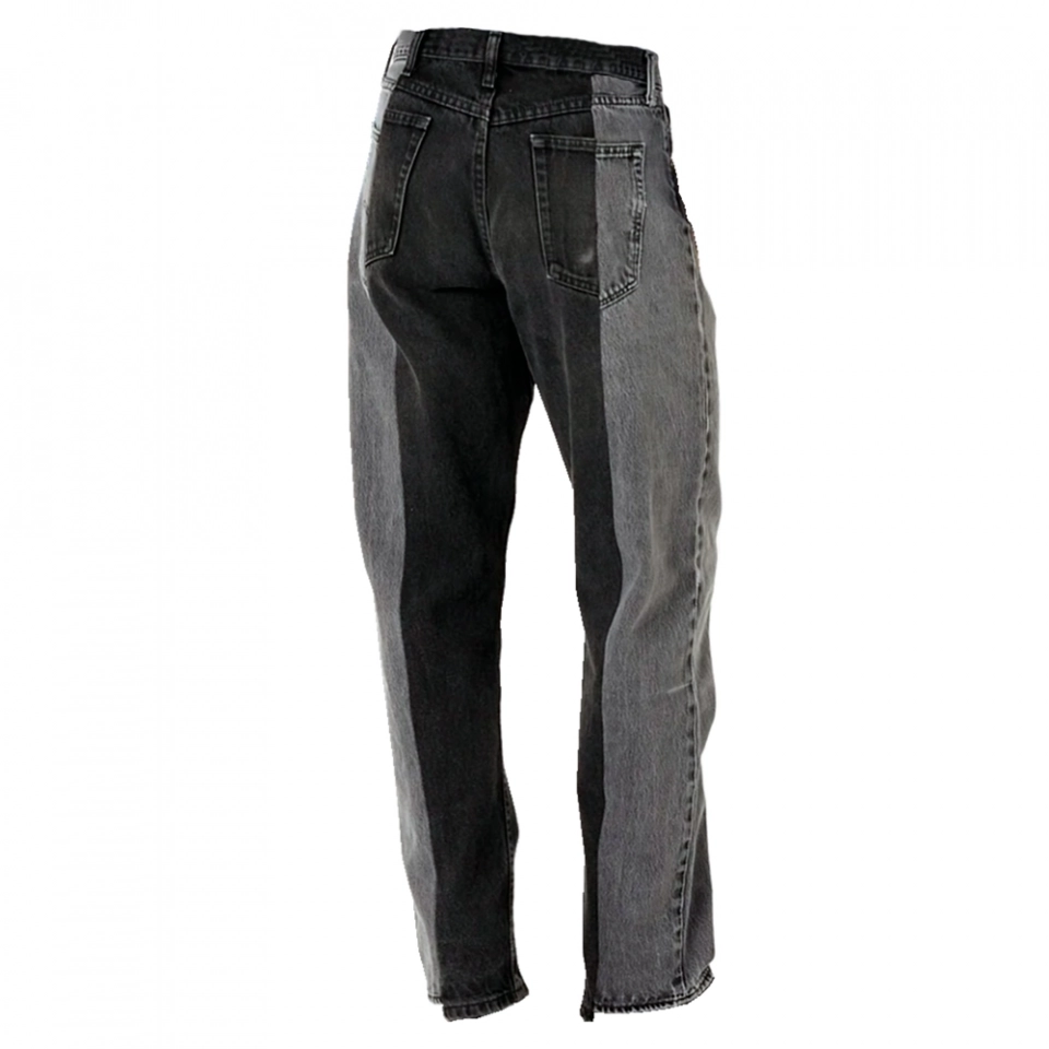 Men's Laser Jeans - Black + gray (2)