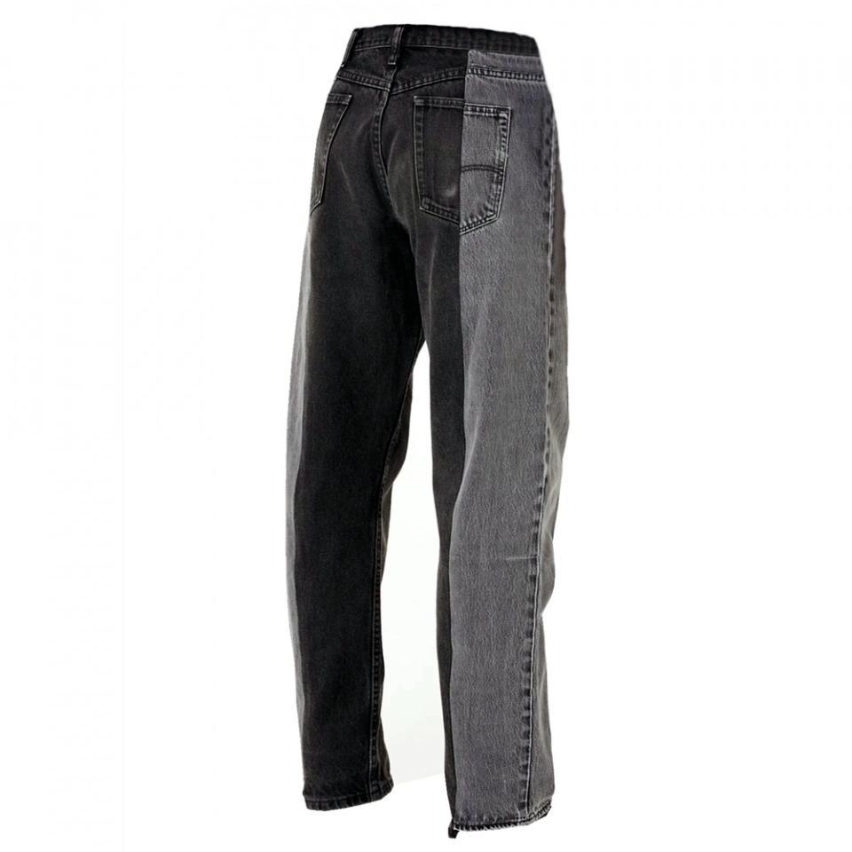 Men's Laser Jeans - Black + gray (3)