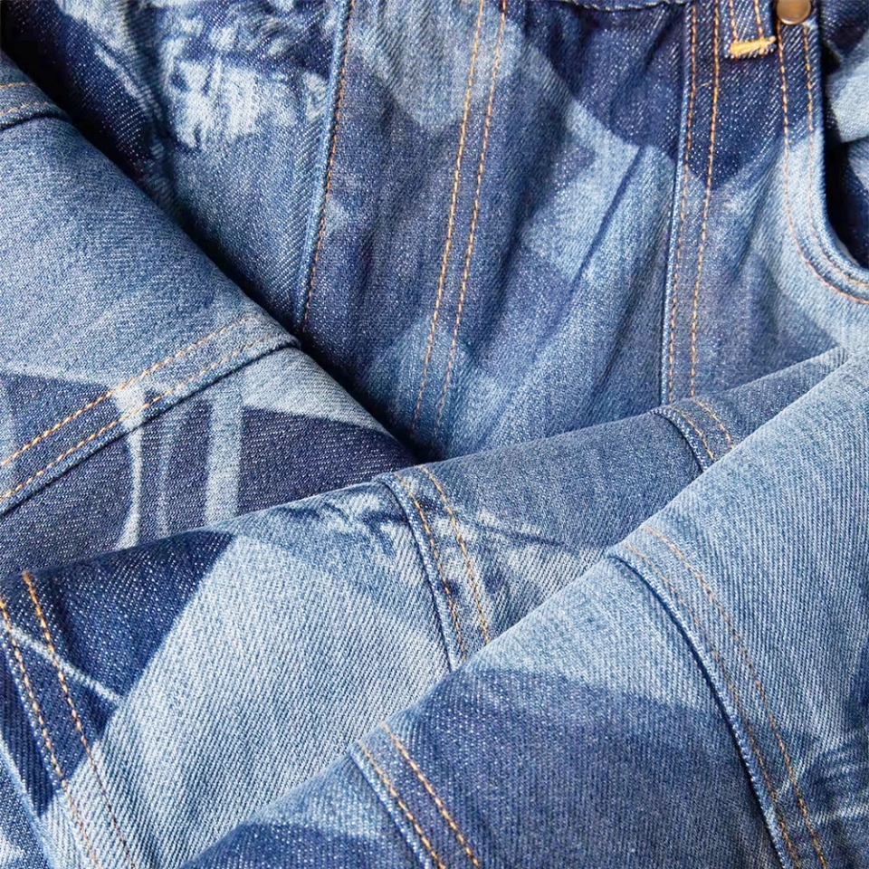 Men's Laser Jeans Denim Jeans (4)