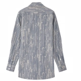 Men's Yarn-dyed striped denim shirt (2)