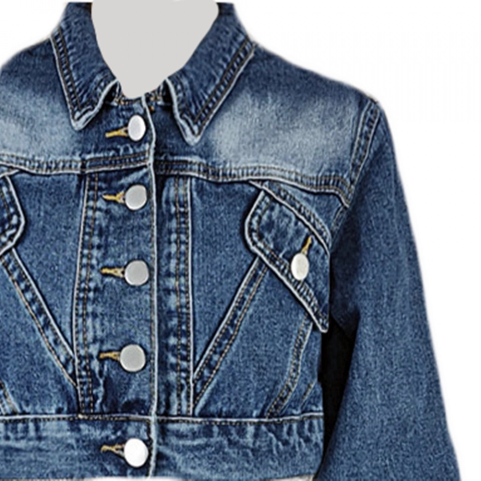 Mini Stretch Denim Jacket