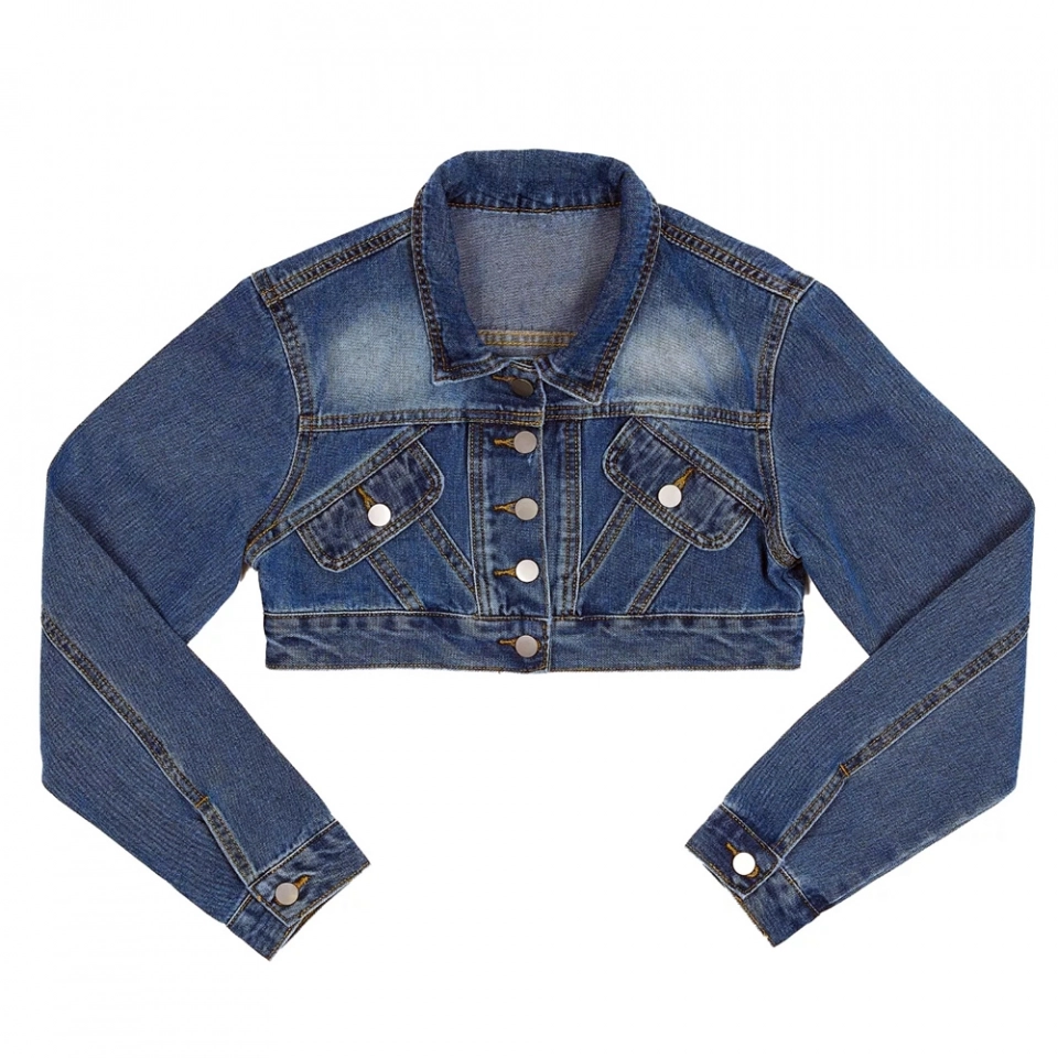 Mini Stretch Denim Jacket (3)