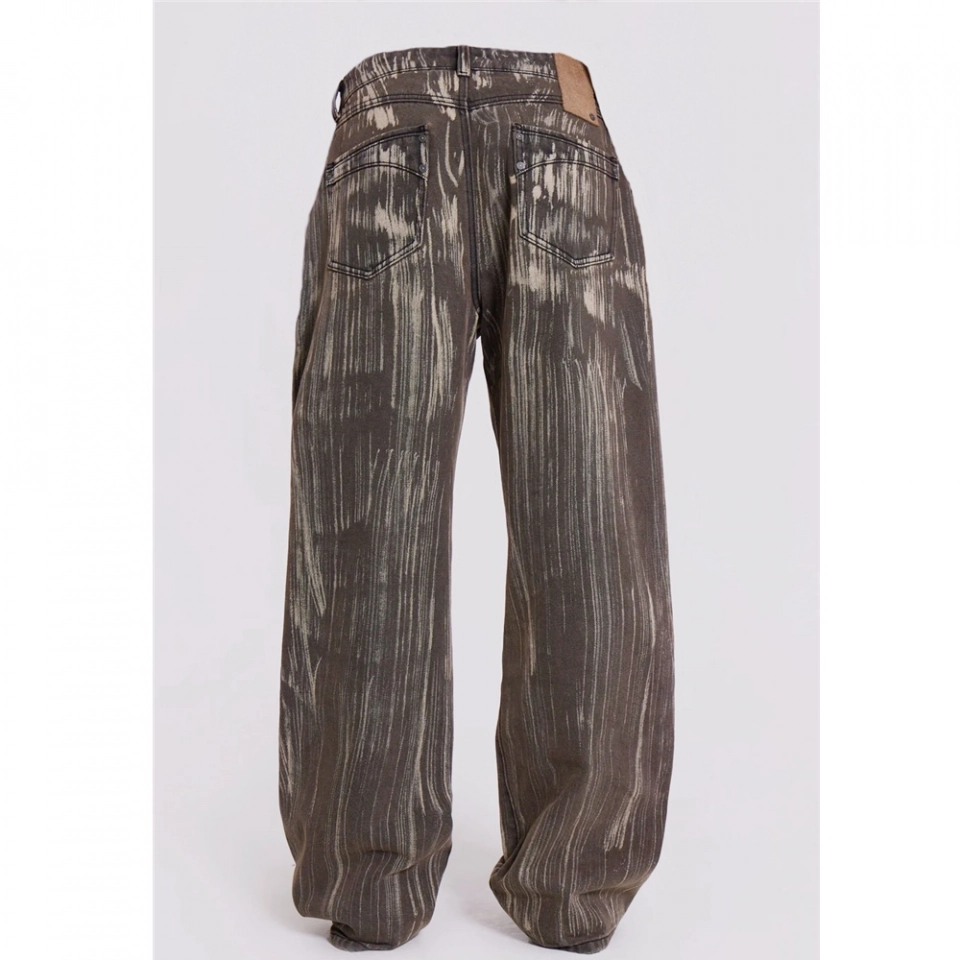 Press glue - metal glue effect pants