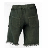 Ramie cotton dyed shorts -Garment Dye (2)