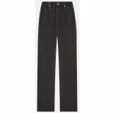 Rhinestone Eiffel Boyfriend Jeans